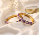 Purple Evil Eye Bracelet