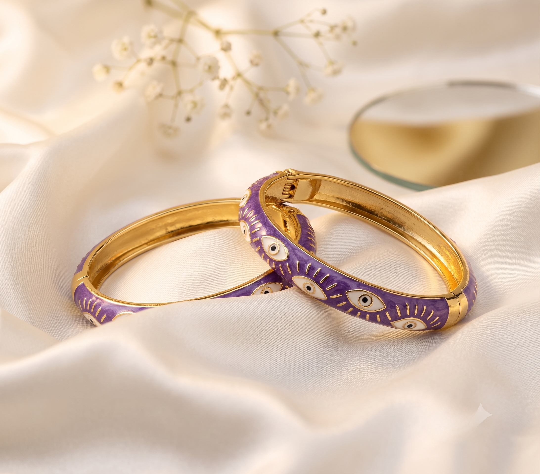 Purple Evil Eye Bracelet