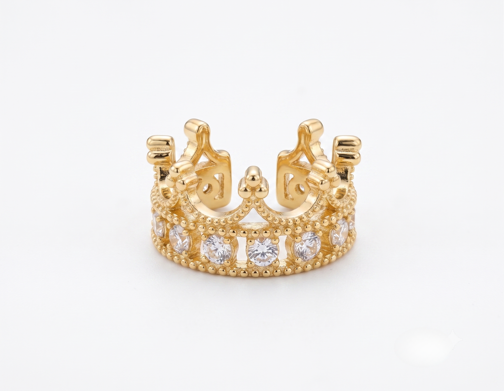 Gold CZ Ear Cuff