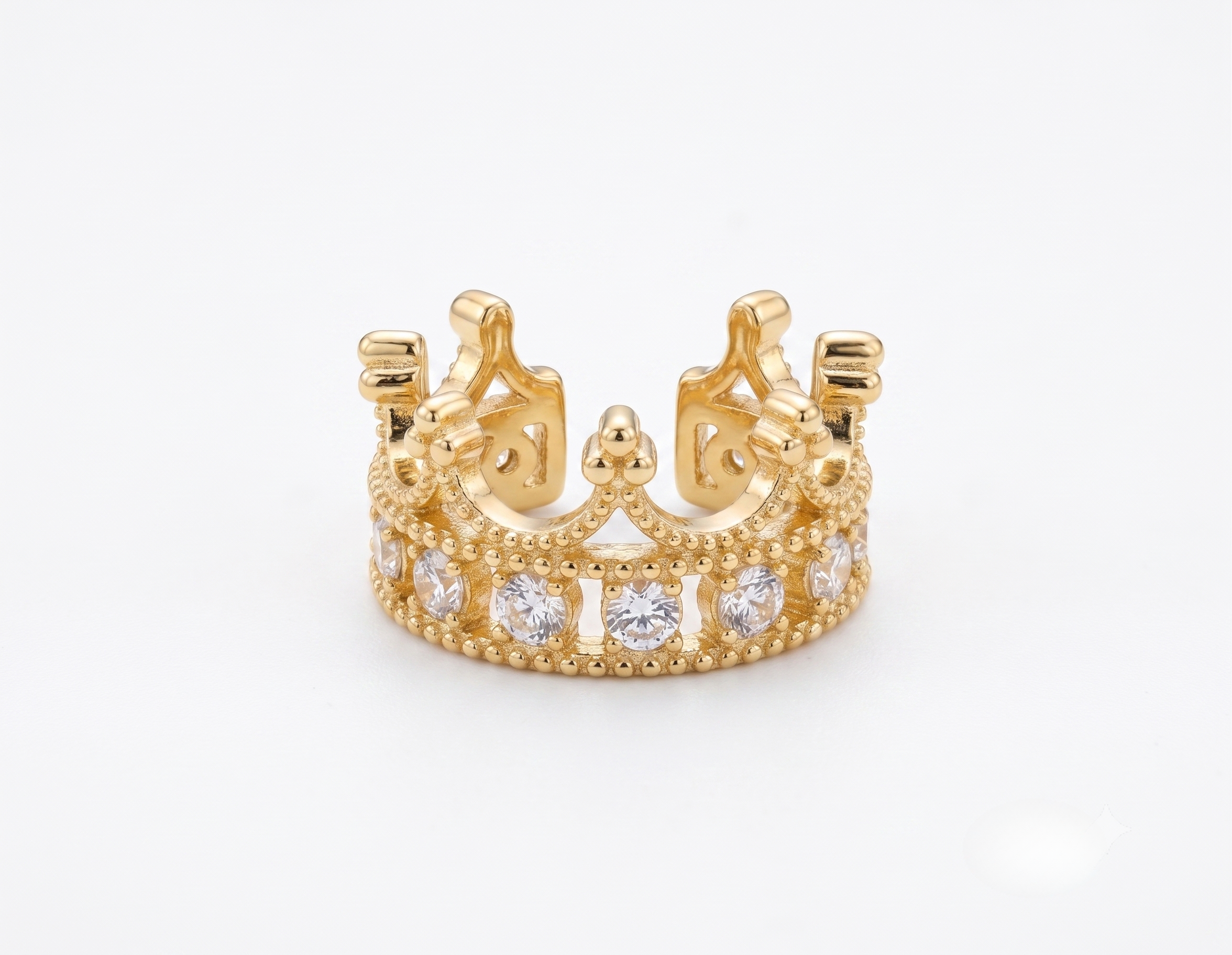Gold CZ Ear Cuff