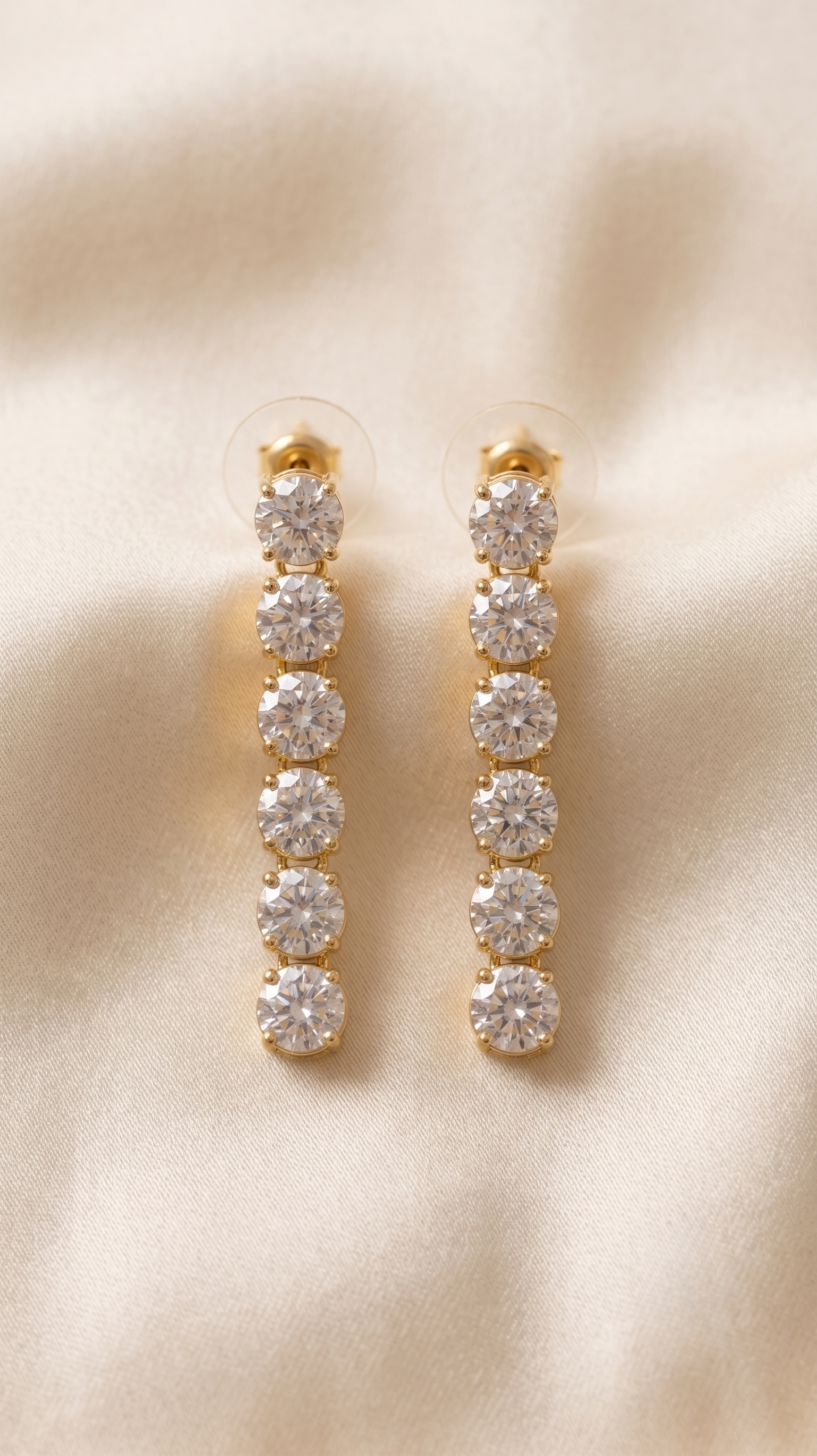 Rust Gold CZ Choker Set (with Earrings)