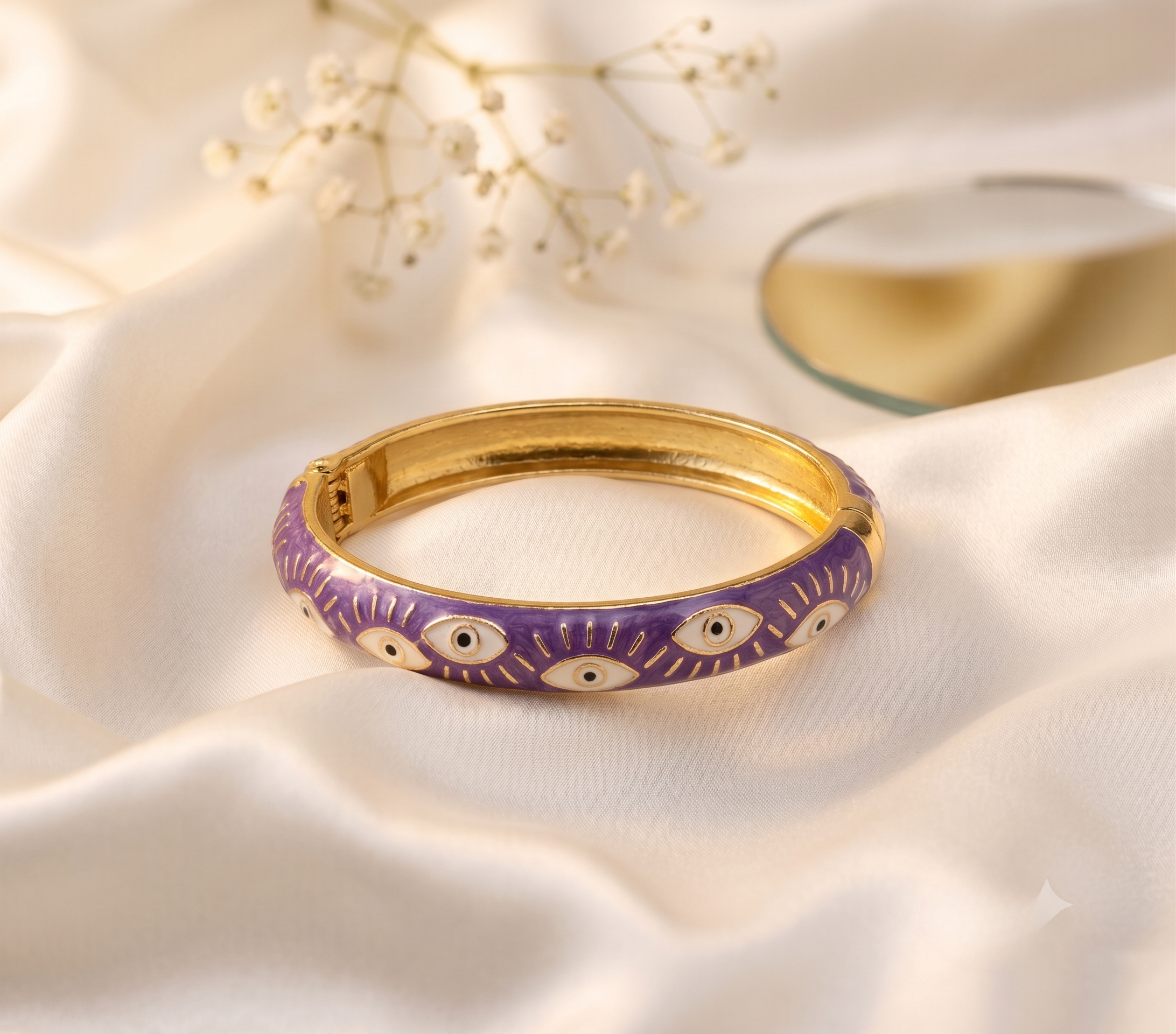 Purple Evil Eye Bracelet
