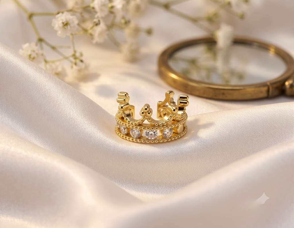 Gold CZ Ear Cuff