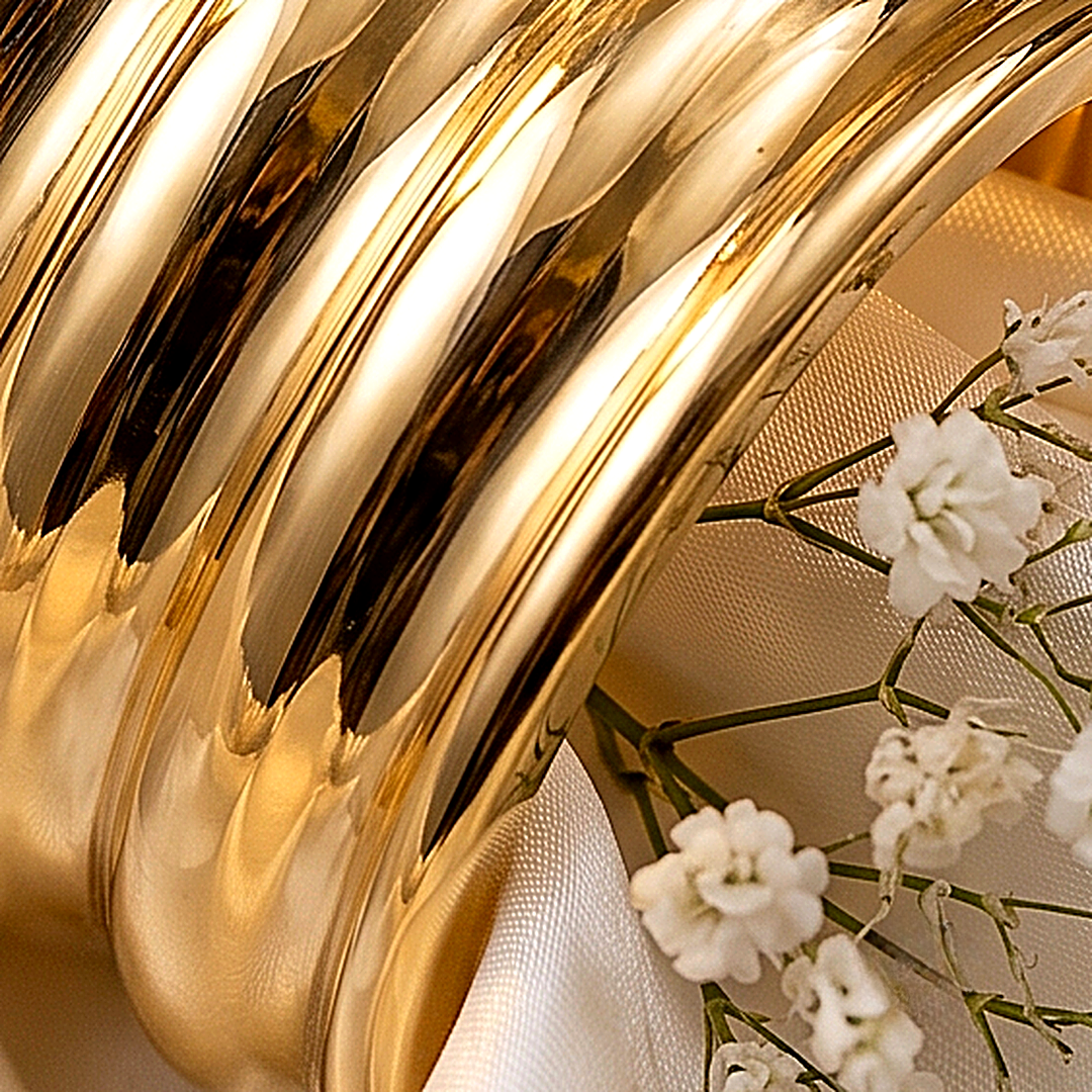 Chunky Gold Bangle