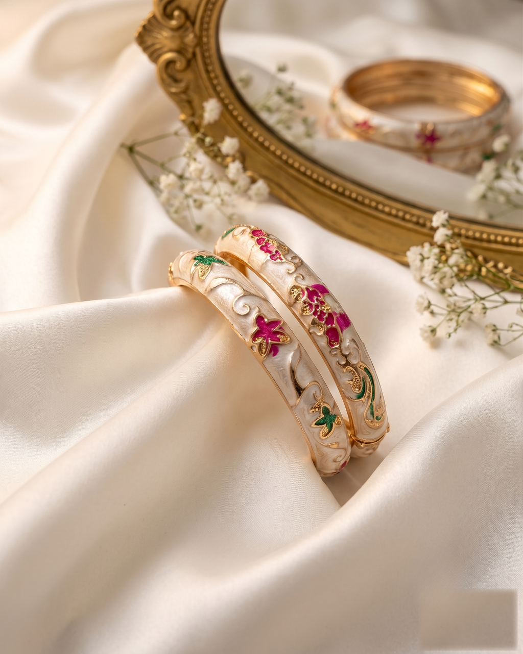 Ivory Meenakari Bangle