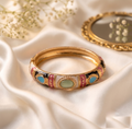 Multicolour Stone Meenakari Kada