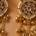 Blush Pink Kundan Long Kashmiri Jhumki