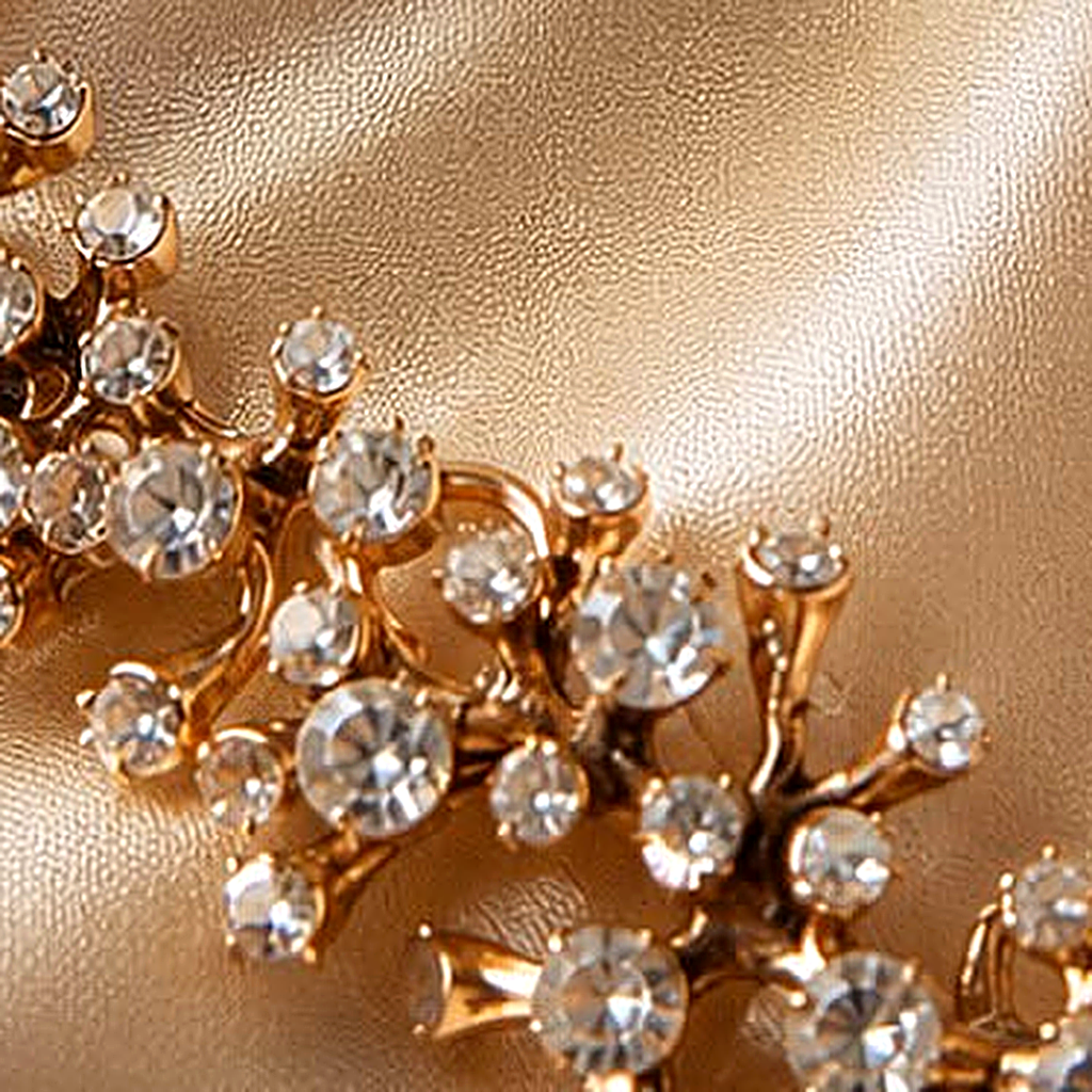 Crystal Rhinestone Studded Long Necklace