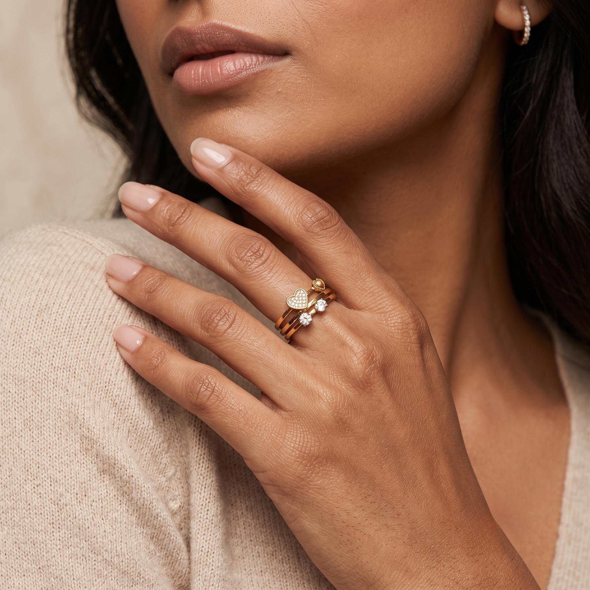 Gold Stack Ring